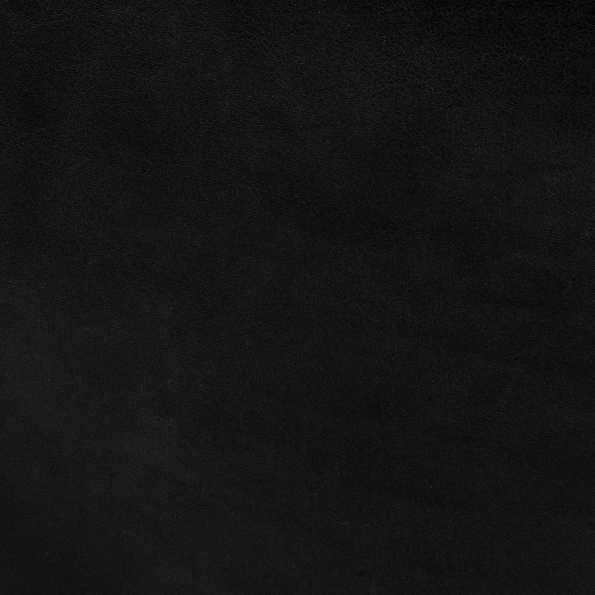 36" Black Faux Leather and Brown Footstool-Ottomans-DECOROLALA