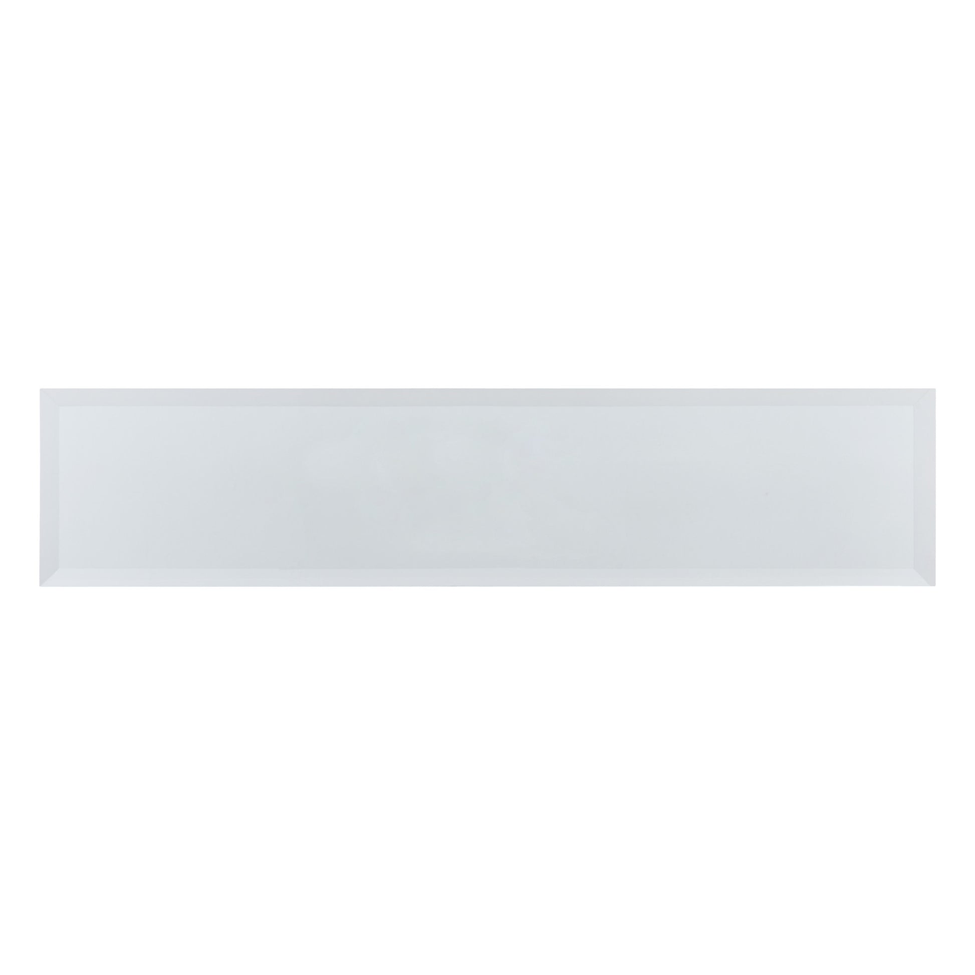 36" Black Mirrored Glass Console Table-Console Tables-DECOROLALA