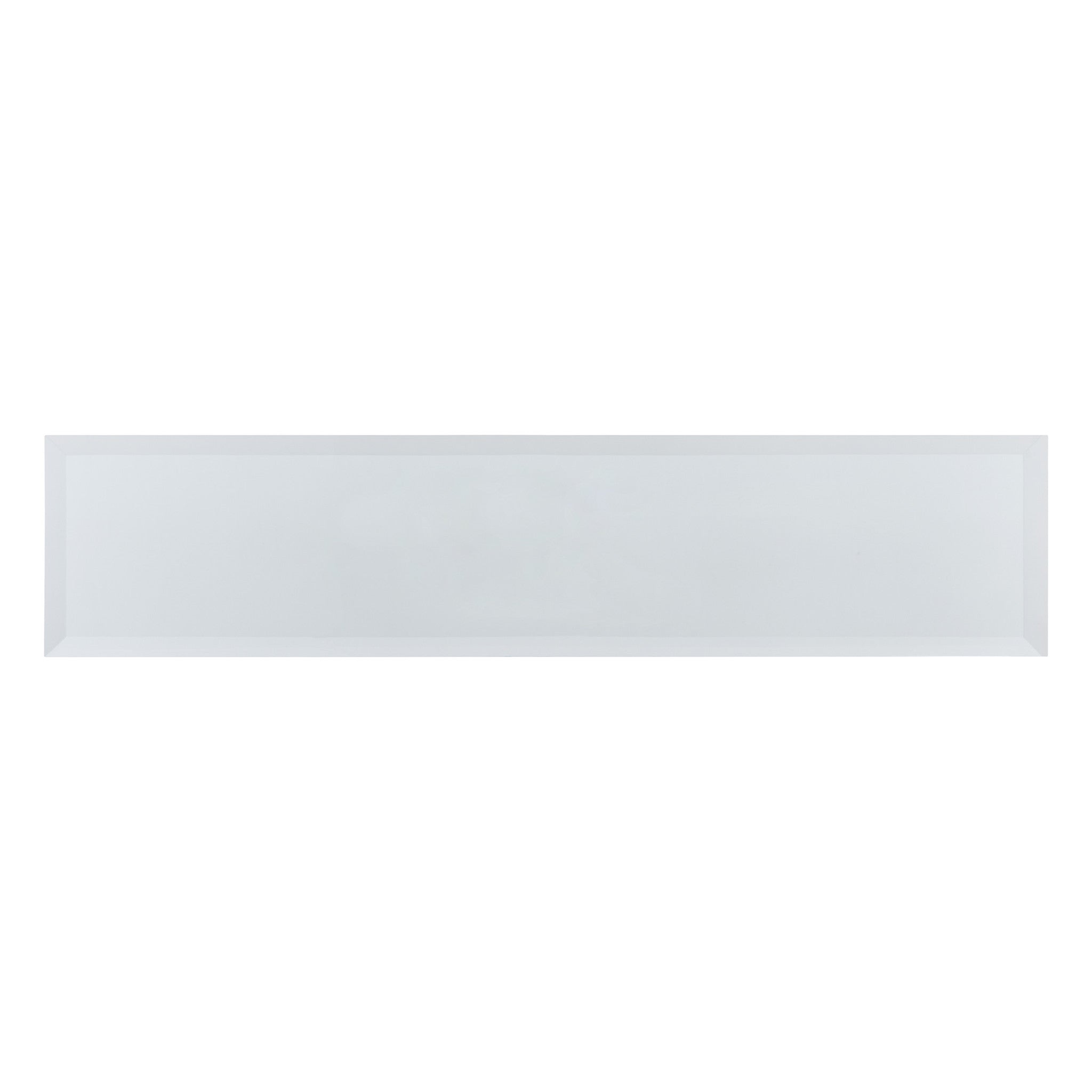 36" Black Mirrored Glass Console Table-Console Tables-DECOROLALA