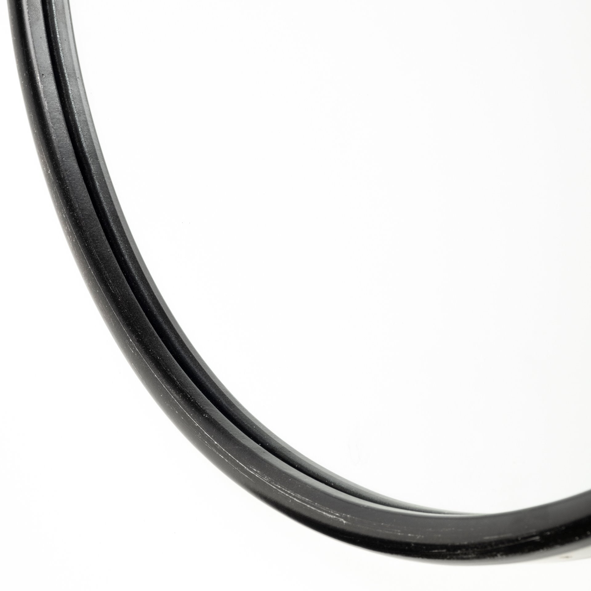 36" Black Oval Metal Framed Accent Mirror-Mirrors-DECOROLALA