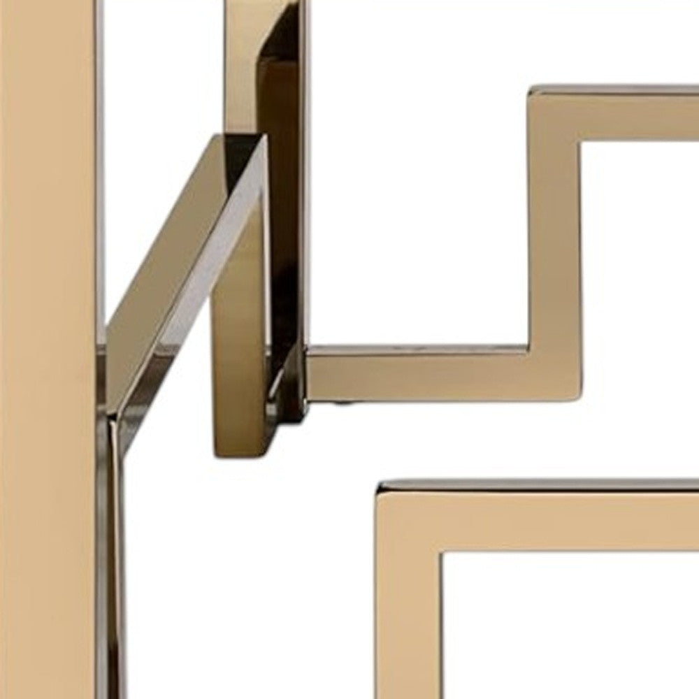 36" Champagne Polyester Tufted Cocktail Ottoman-Ottomans-DECOROLALA