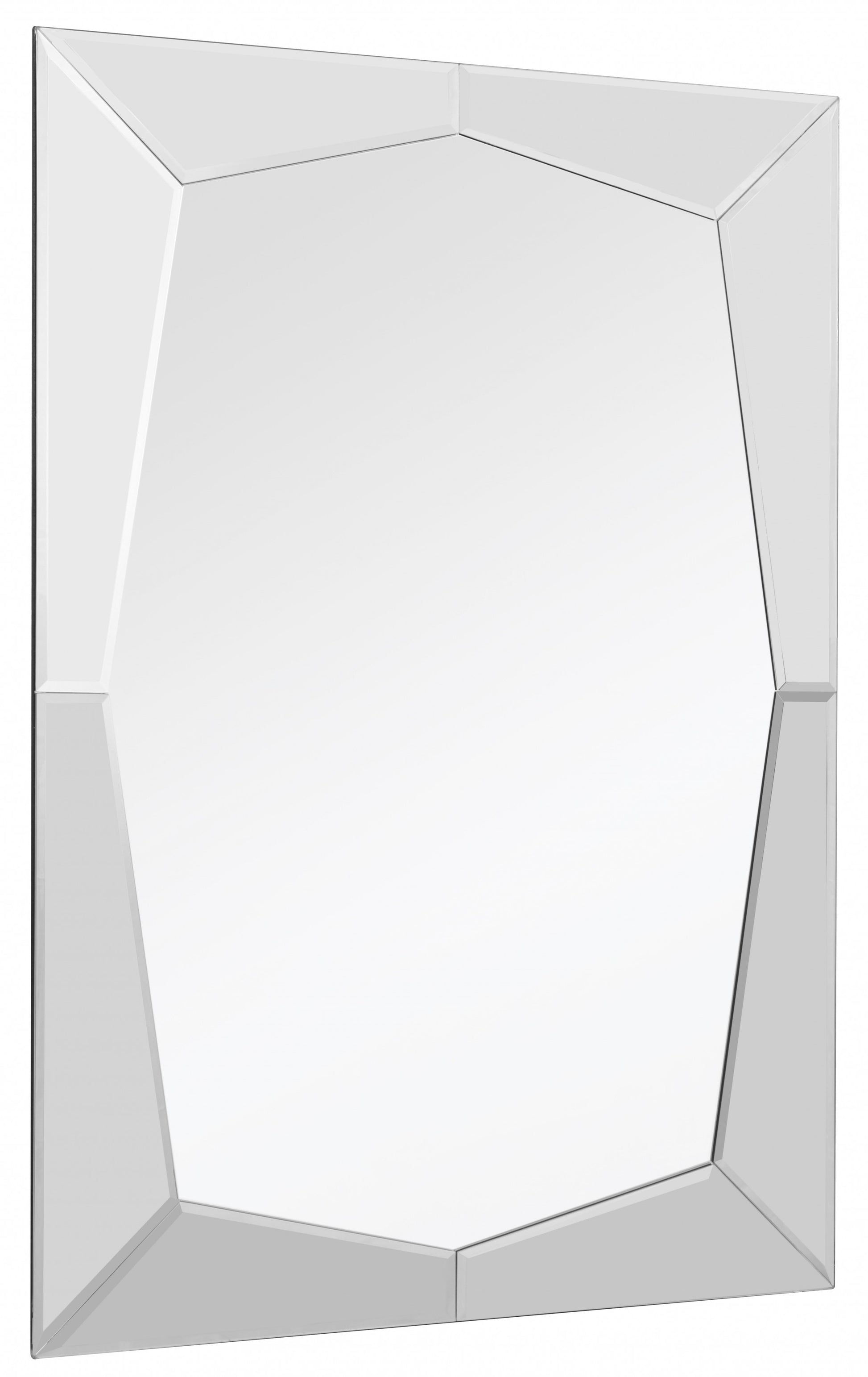 36" Clear Glass Framed Accent Mirror-Mirrors-DECOROLALA