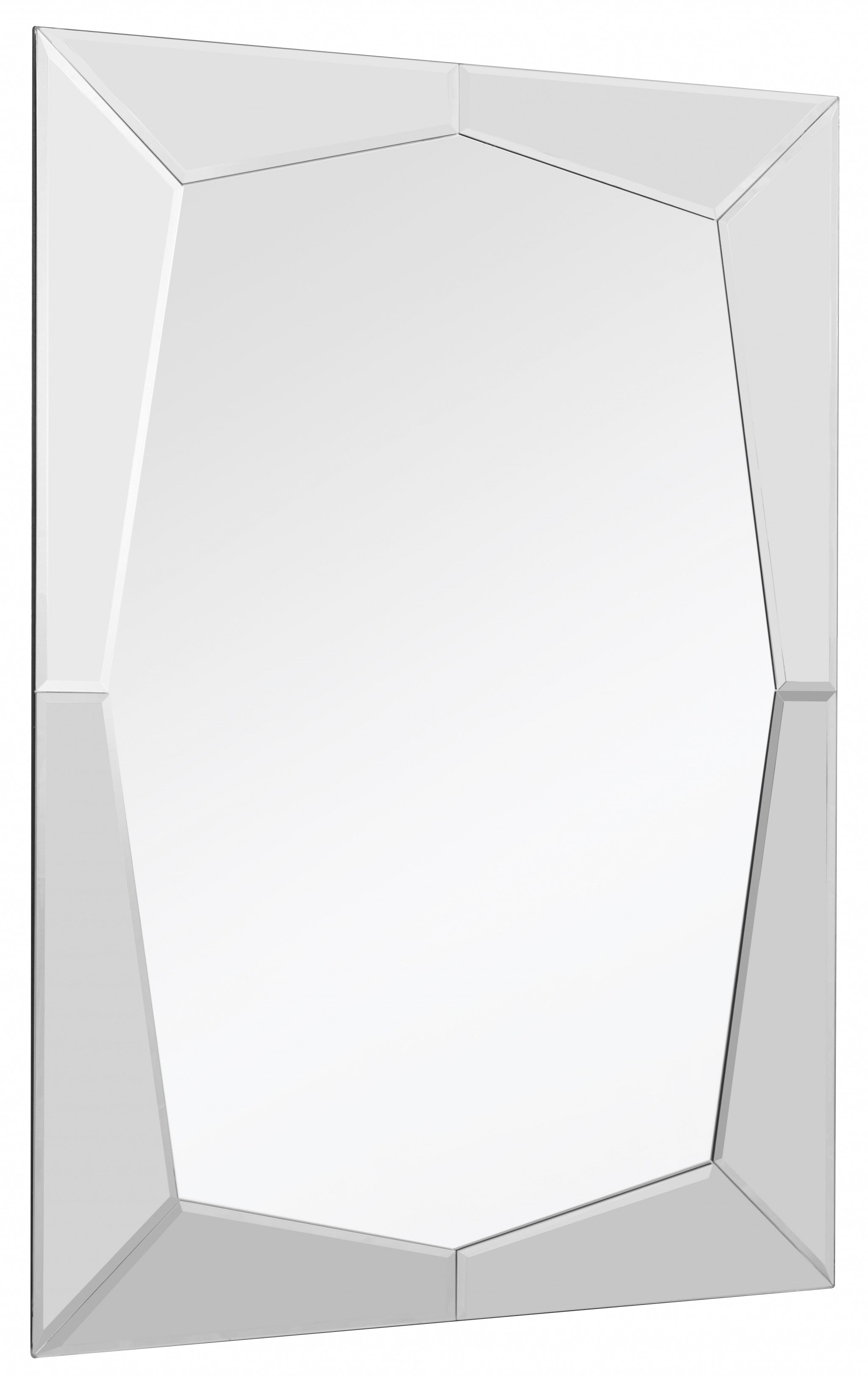 36" Clear Glass Framed Accent Mirror-Mirrors-DECOROLALA