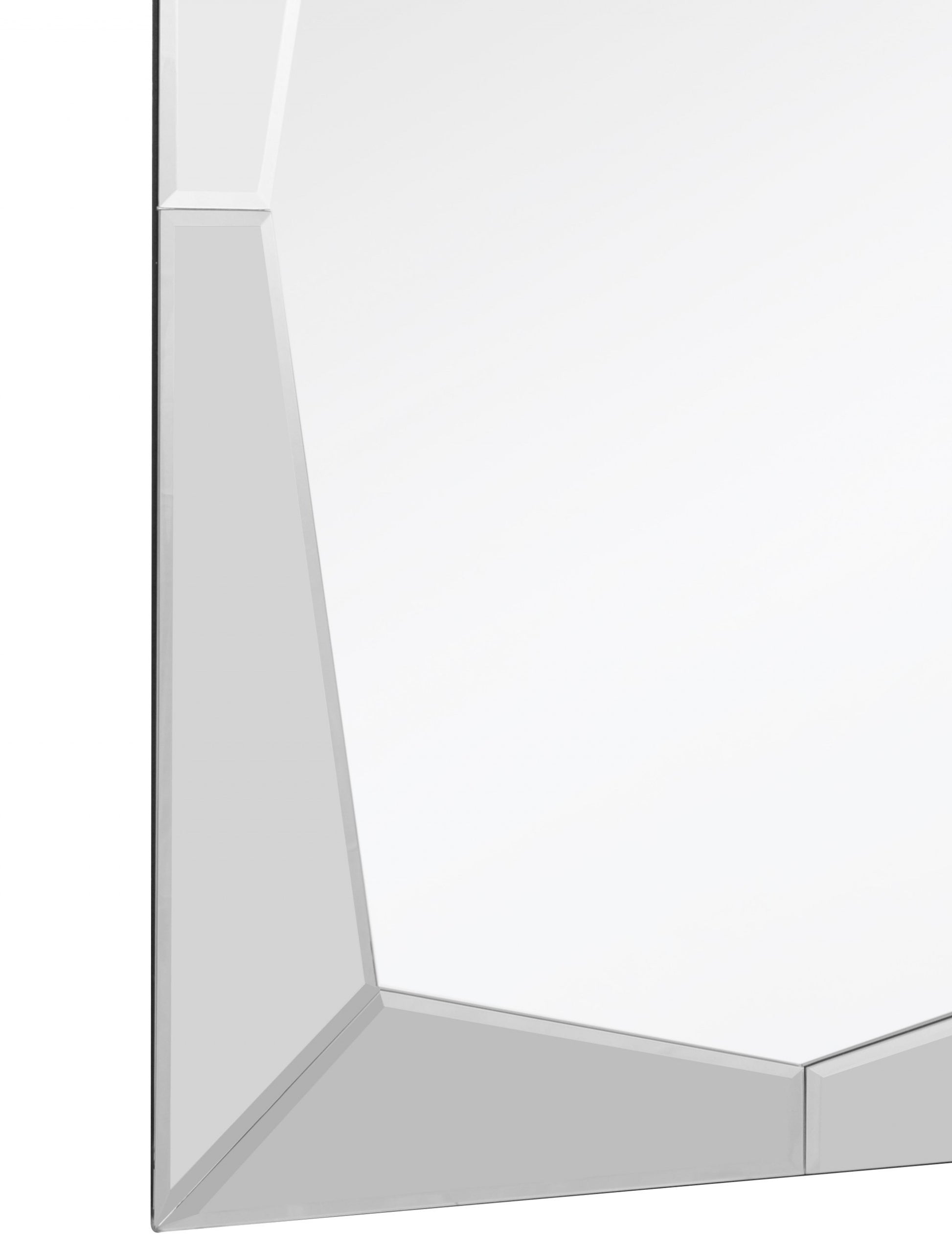 36" Clear Glass Framed Accent Mirror-Mirrors-DECOROLALA