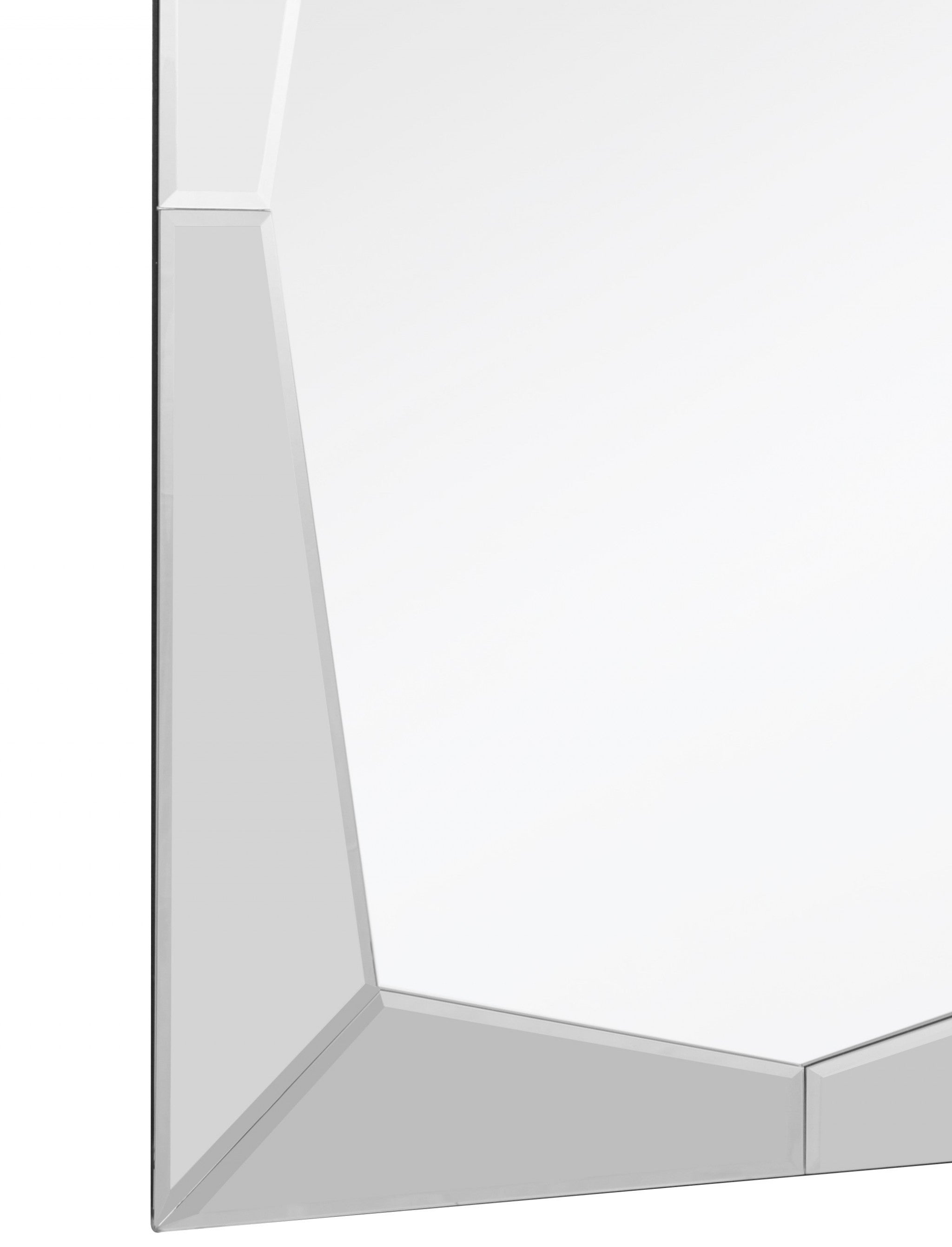 36" Clear Glass Framed Accent Mirror-Mirrors-DECOROLALA