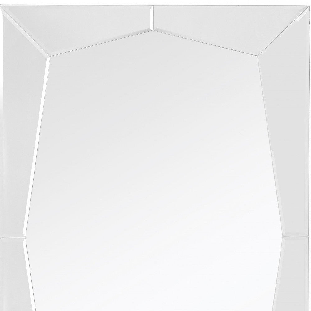 36" Clear Glass Framed Accent Mirror-Mirrors-DECOROLALA