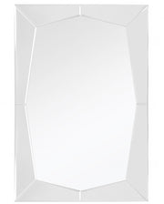 36" Clear Glass Framed Accent Mirror-Mirrors-DECOROLALA