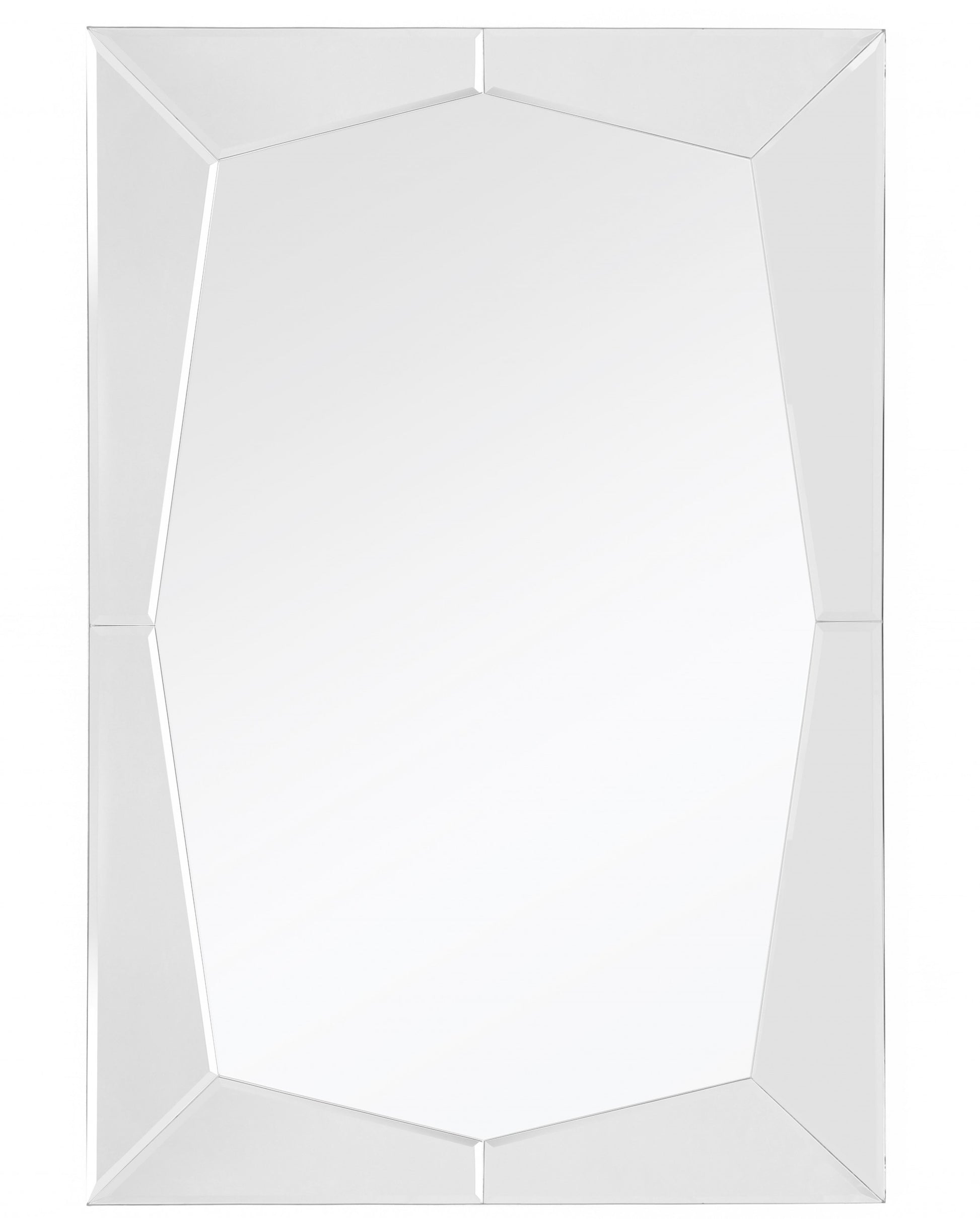36" Clear Glass Framed Accent Mirror-Mirrors-DECOROLALA
