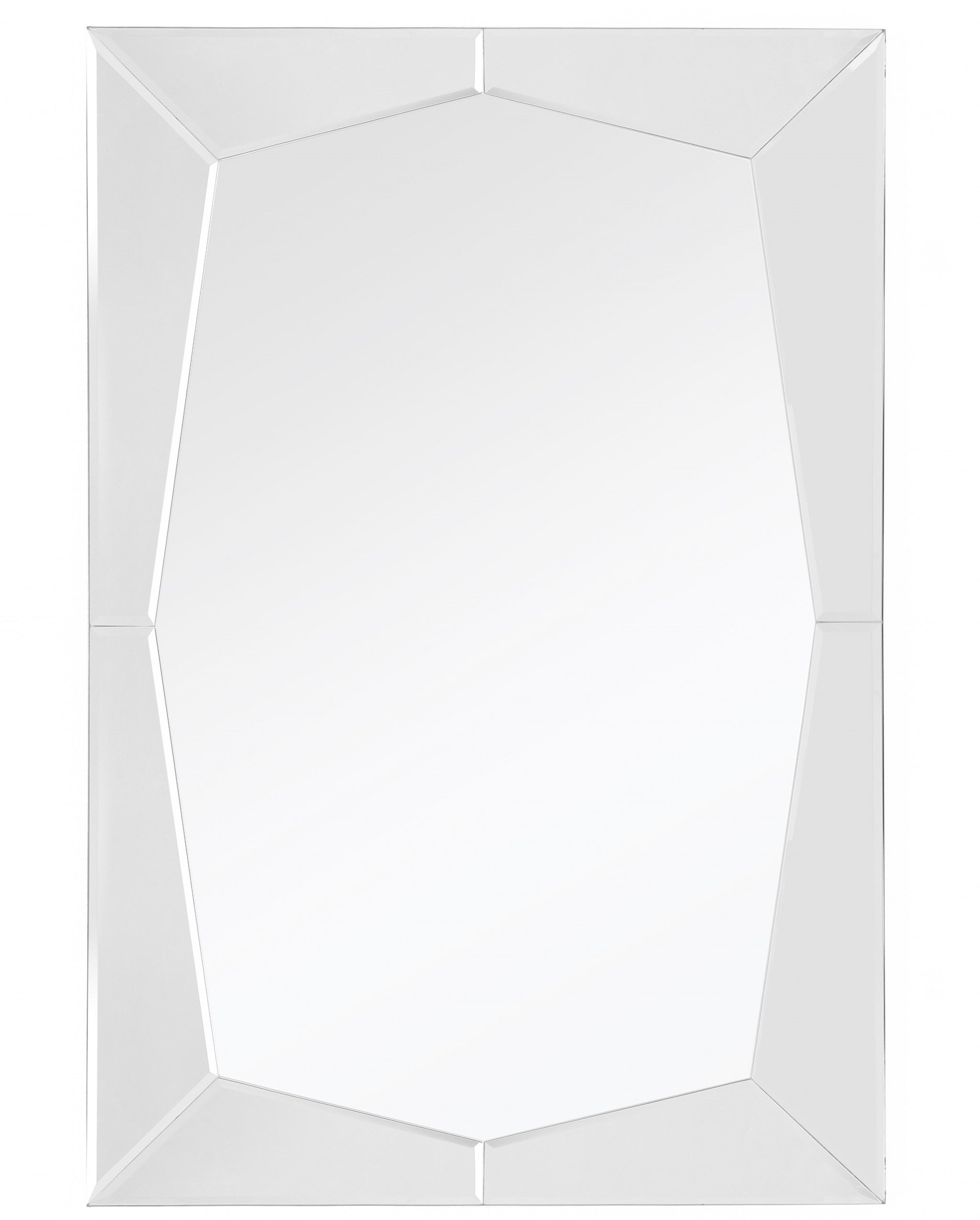 36" Clear Glass Framed Accent Mirror-Mirrors-DECOROLALA