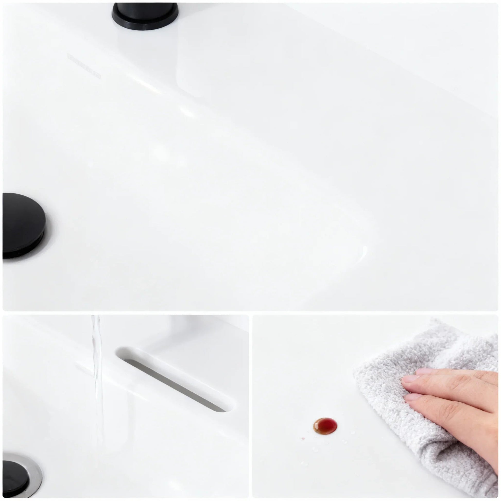 36" Natural Walnut Freestanding Bathroom Vanity with White Solid Surface Countertop-Migration_Bathroom Vanities-DECOROLALA