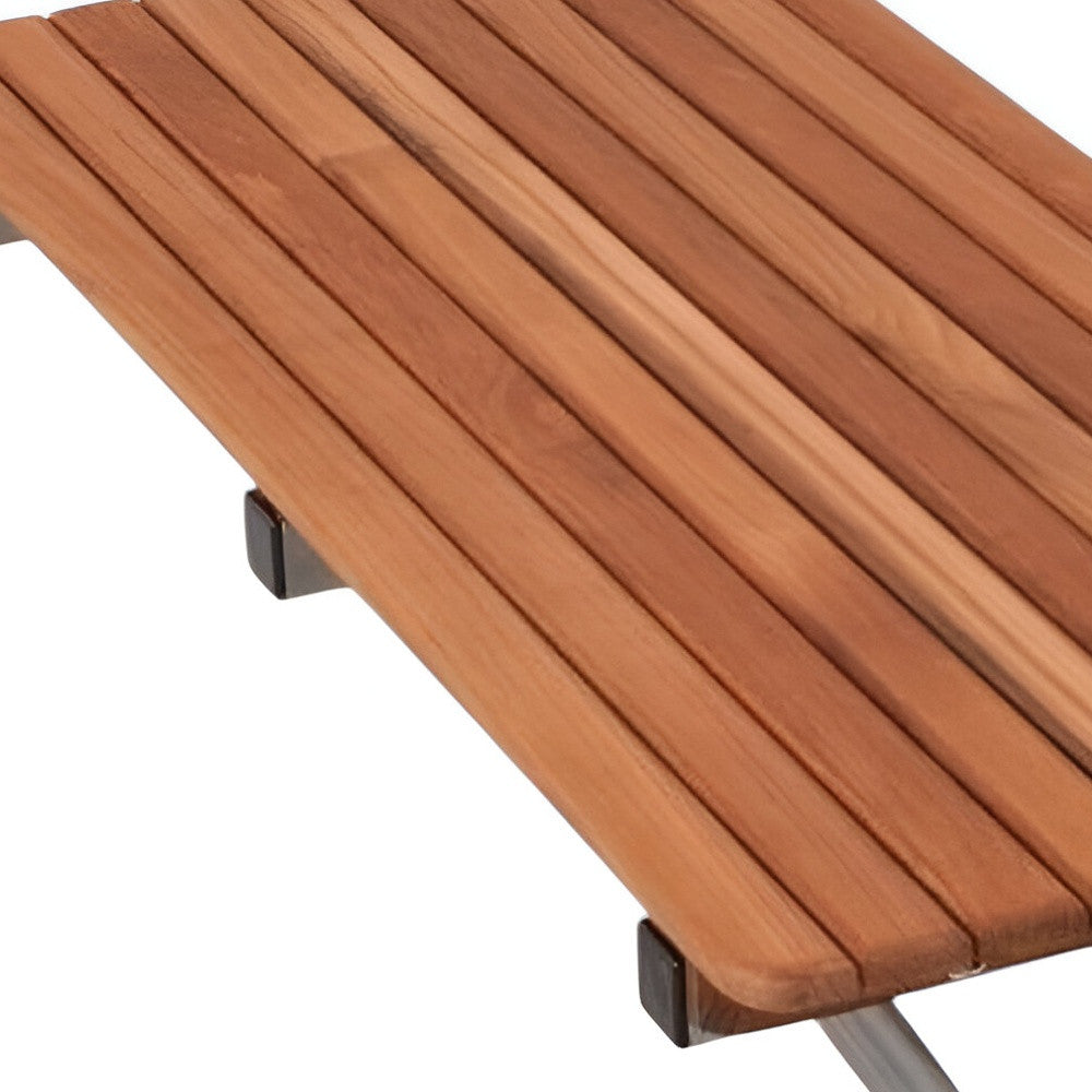 36" Premium Wall Mount Teak Shower Bench-Shower Benches-DECOROLALA