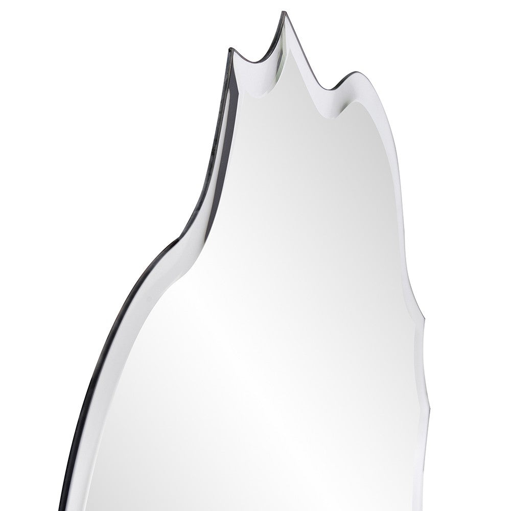 36" Quatrefoil Unframed Accent Mirror-Mirrors-DECOROLALA