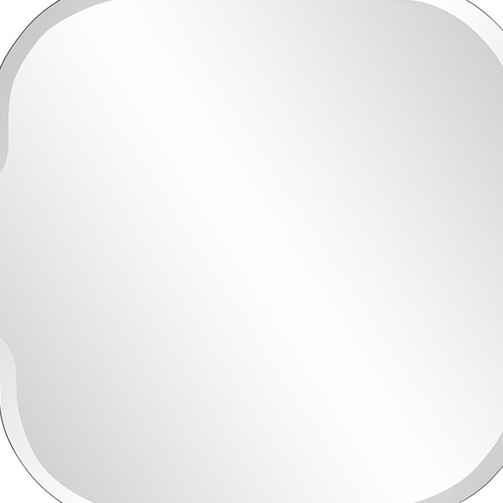 36" Quatrefoil Unframed Accent Mirror-Mirrors-DECOROLALA
