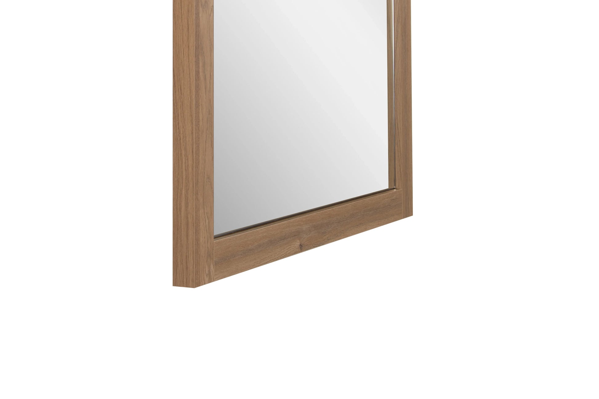 36" Rectangular Mirror with Rough Oak Frame-Migration_Mirrors-DECOROLALA