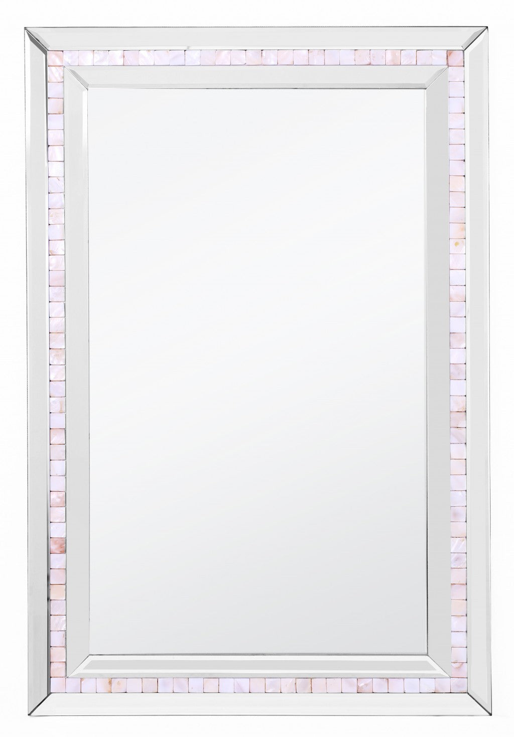36" Silver Glass Framed Accent Mirror-Mirrors-DECOROLALA