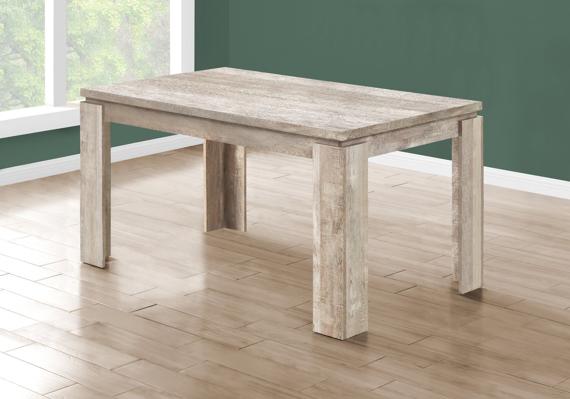 36" Taupe Dining Table-Dining Tables-DECOROLALA