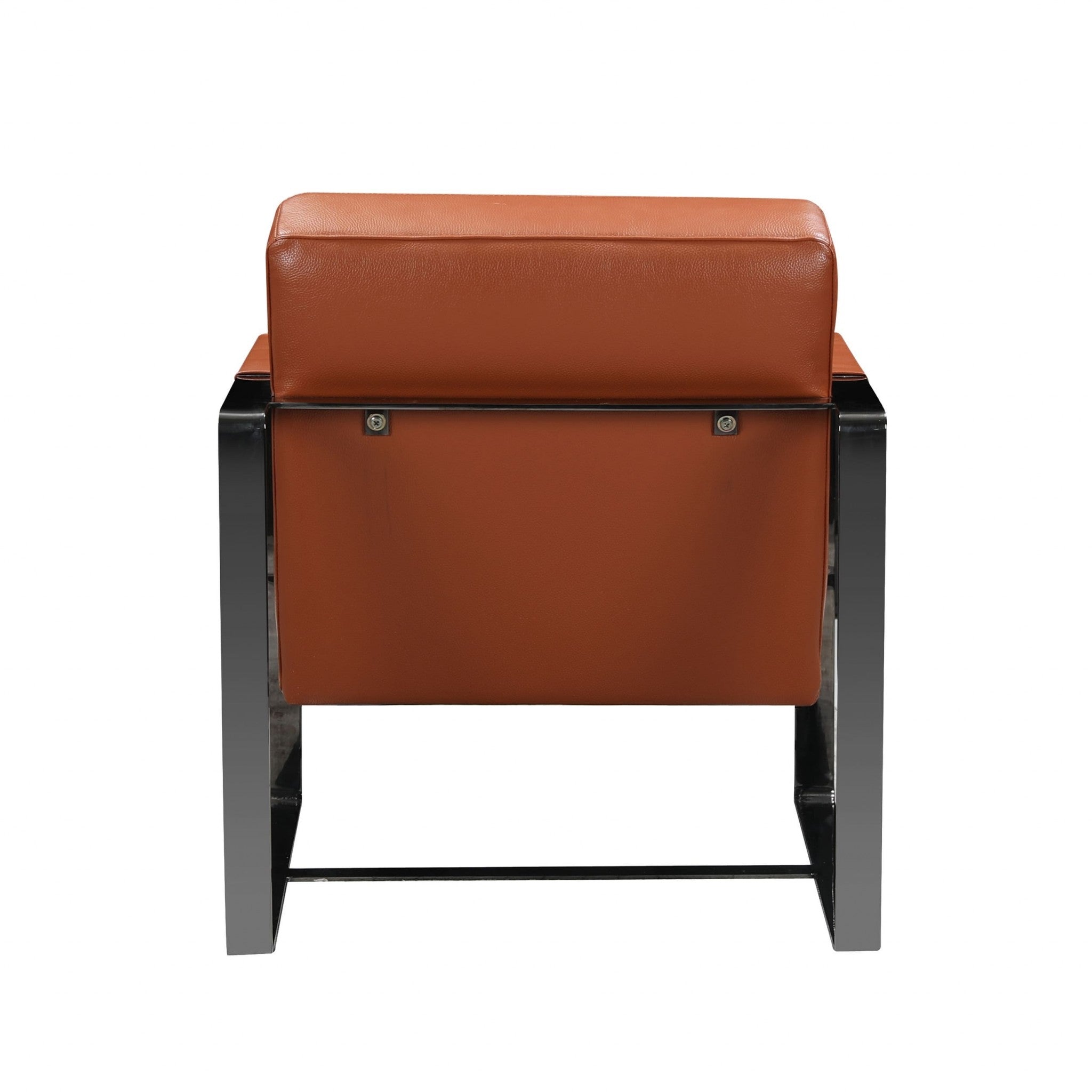 36" White And Black Fabric Arm Chair-Accent Chairs-DECOROLALA