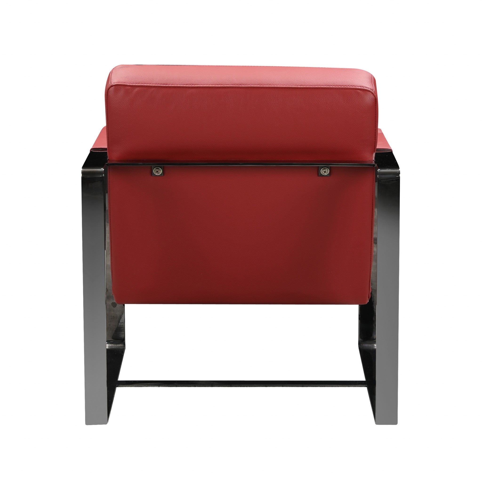 36" White And Black Fabric Arm Chair-Accent Chairs-DECOROLALA