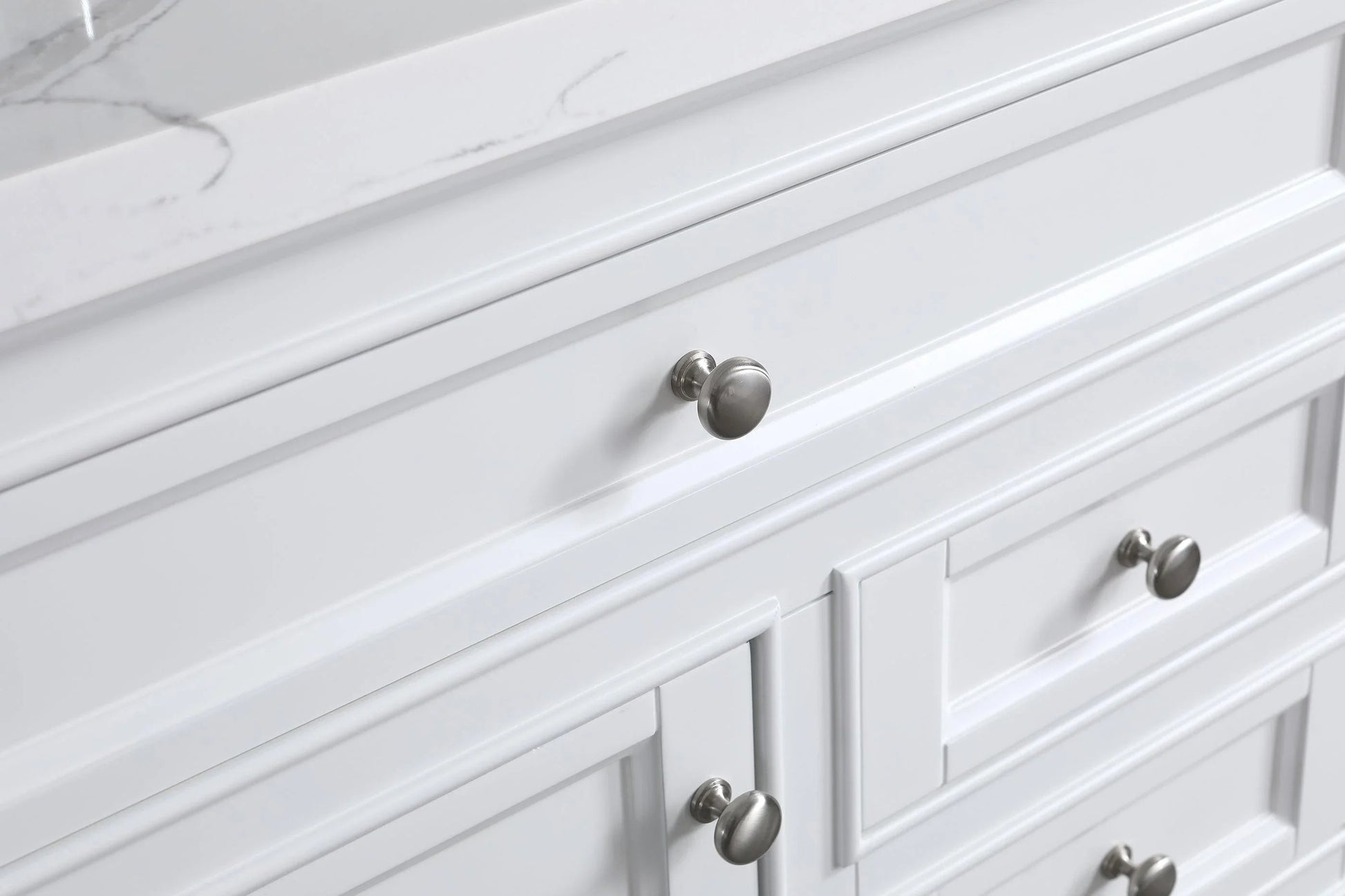 36" White Freestanding Single Sink Bathroom Vanity with Calcutta Quartz Countertop-Migration_Bathroom Vanities-DECOROLALA