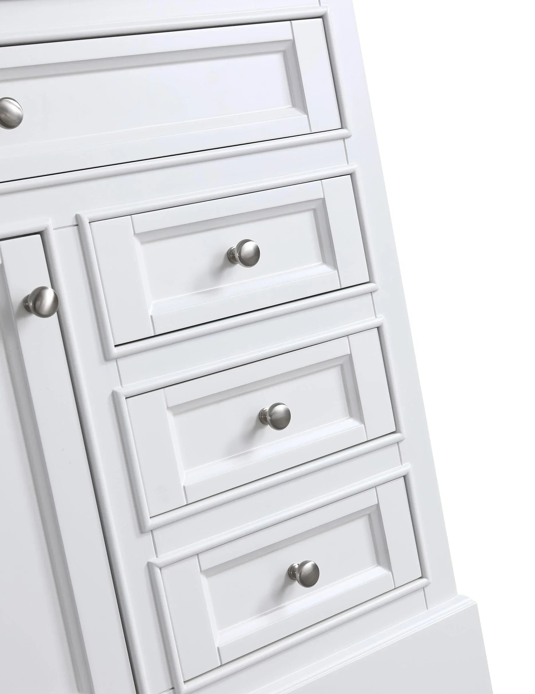 36" White Freestanding Single Sink Bathroom Vanity with Calcutta Quartz Countertop-Migration_Bathroom Vanities-DECOROLALA