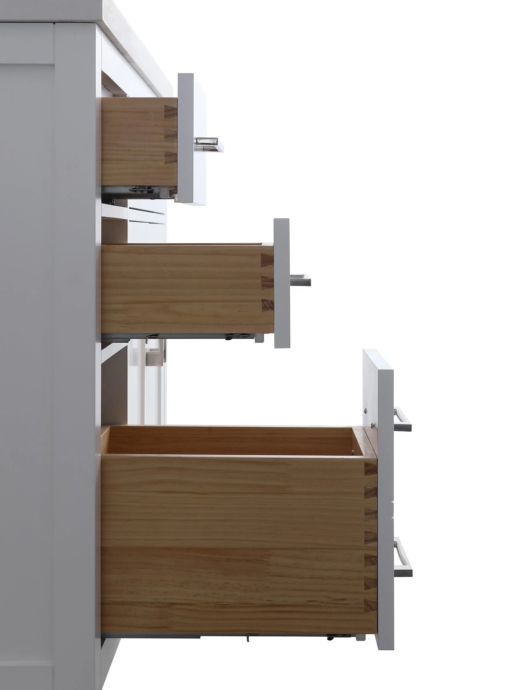 36" White Freestanding Single Sink Bathroom Vanity with Engineered Calcutta Marble Countertop-Migration_Bathroom Vanities-DECOROLALA