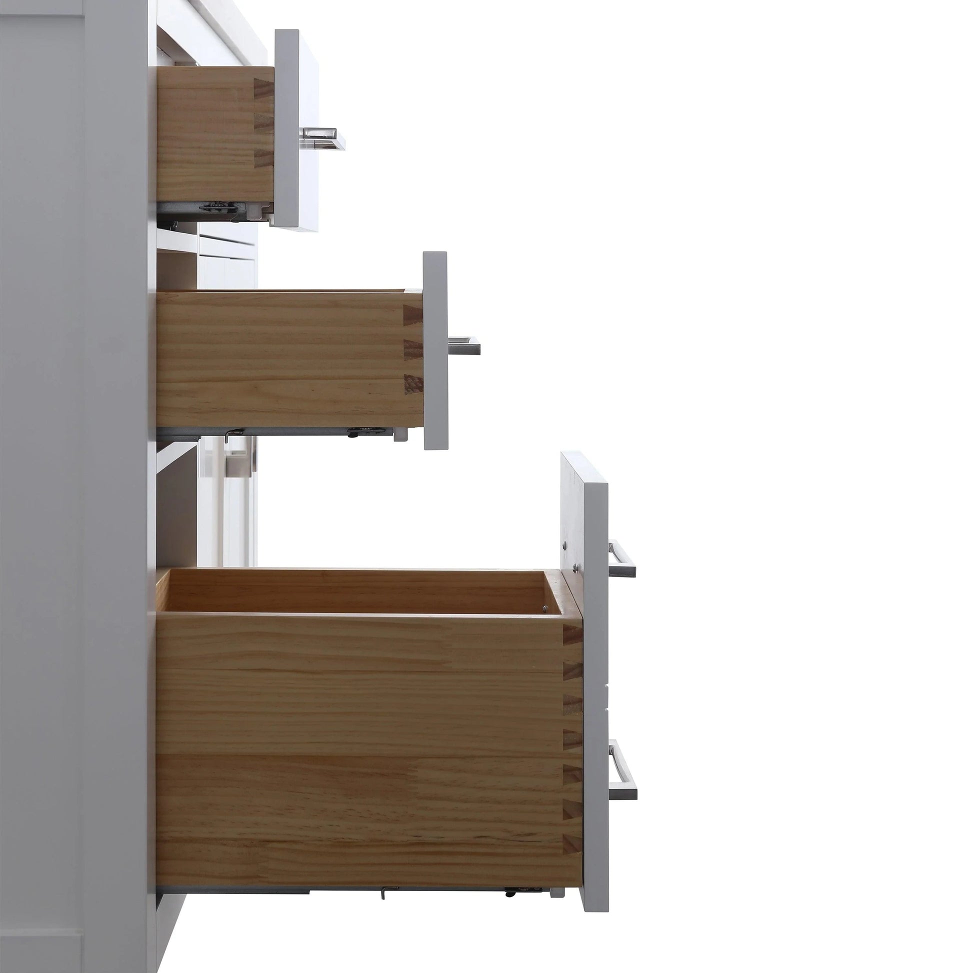 36" White Freestanding Single Sink Bathroom Vanity with Snow White Quartz Countertop-Migration_Bathroom Vanities-DECOROLALA