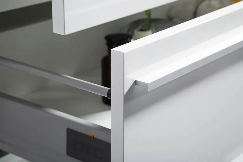 36" White Wall Mount Bathroom Vanity with White Polymarble Countertop-Migration_Bathroom Vanities-DECOROLALA