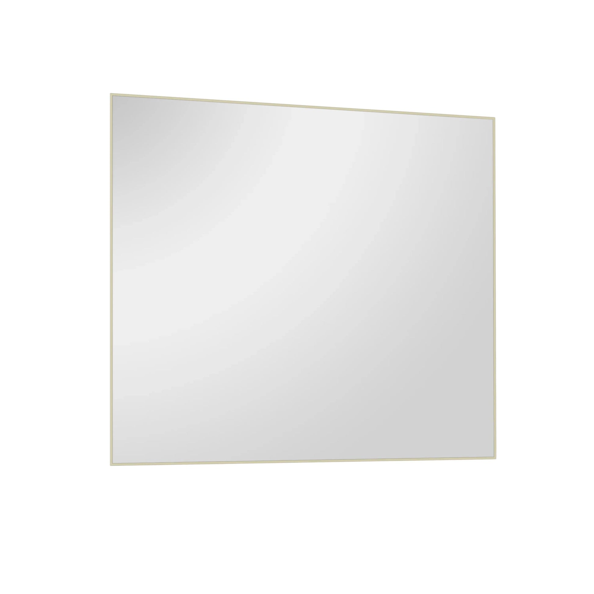 36" x 28" Luxury LED Bathroom Mirror with Brushed Gold Metal Frame - Premium Anti-Fog Smart Mirror with Dual-Orientation Mounting, Touch Sensor Control & 6000K Cool White Lighting for Vanity-Mirror-DECOROLALA