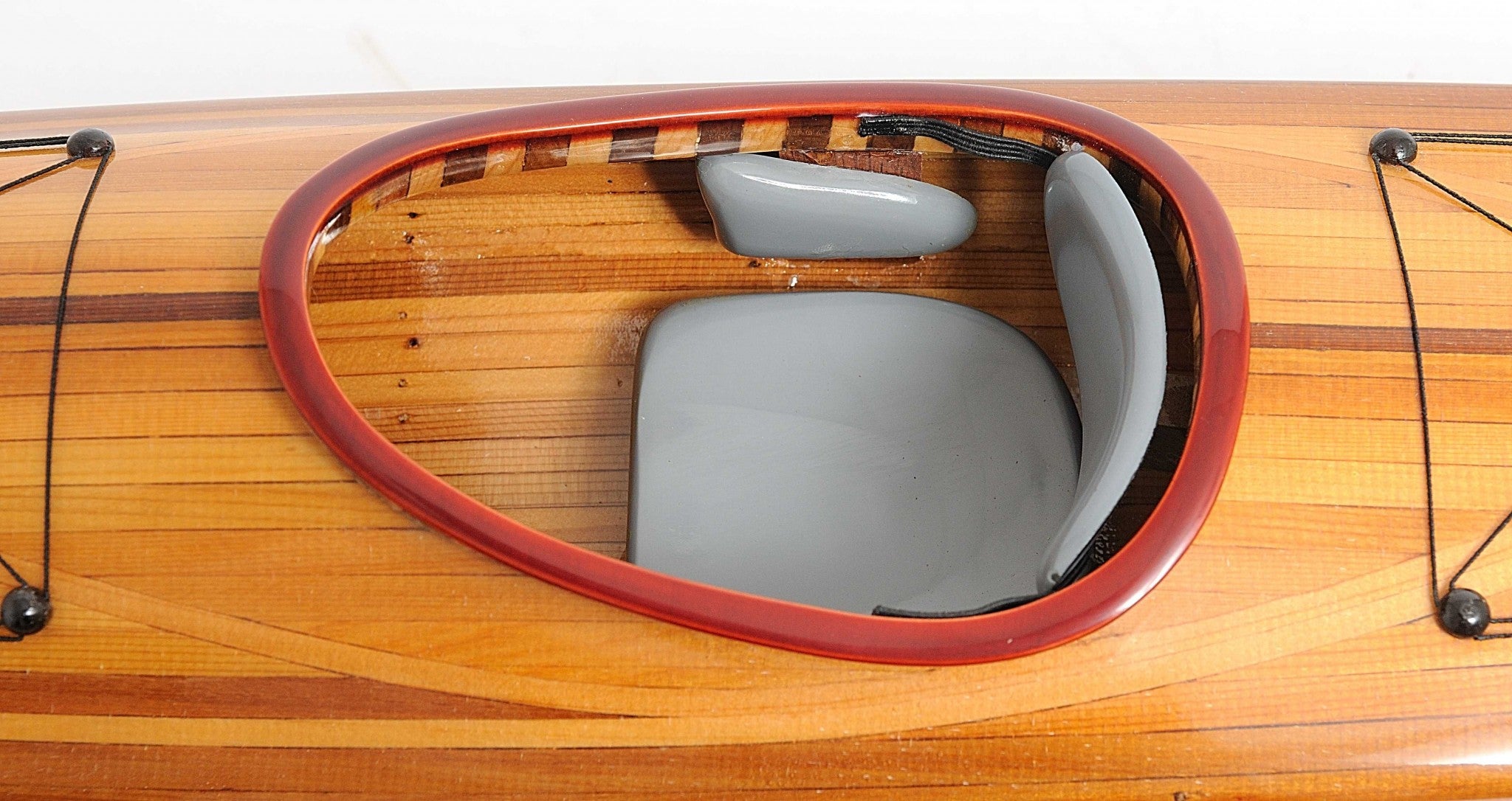 Rich Cedar Kayak Model Sculpture-6