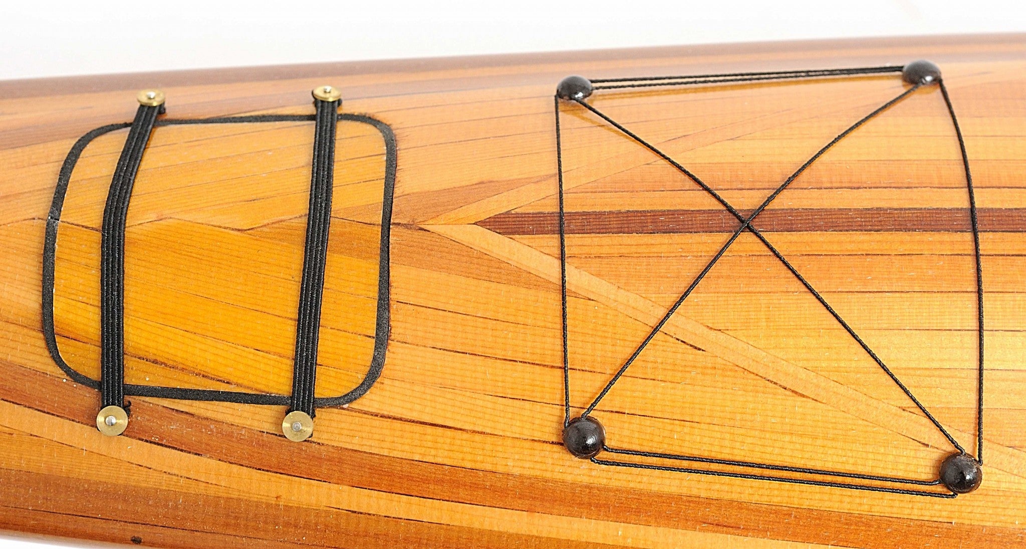 Rich Cedar Kayak Model Sculpture-7