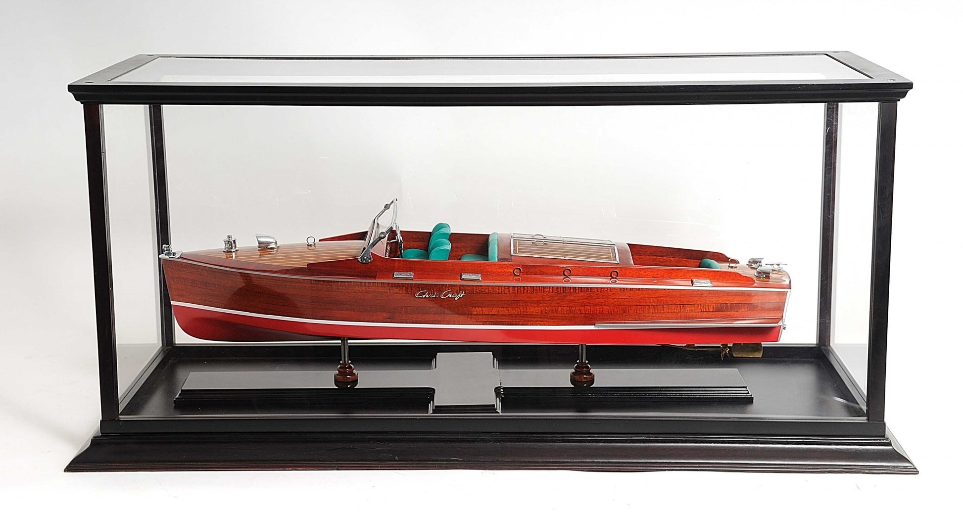 14" X 37.5" X 15" Display Case For Speed Boat-7