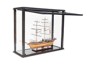 14" Black Glass Standard Display Stand-Cabinets-DECOROLALA
