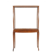 15" Brown And Clear Glass Standard Display Stand-Cabinets-DECOROLALA
