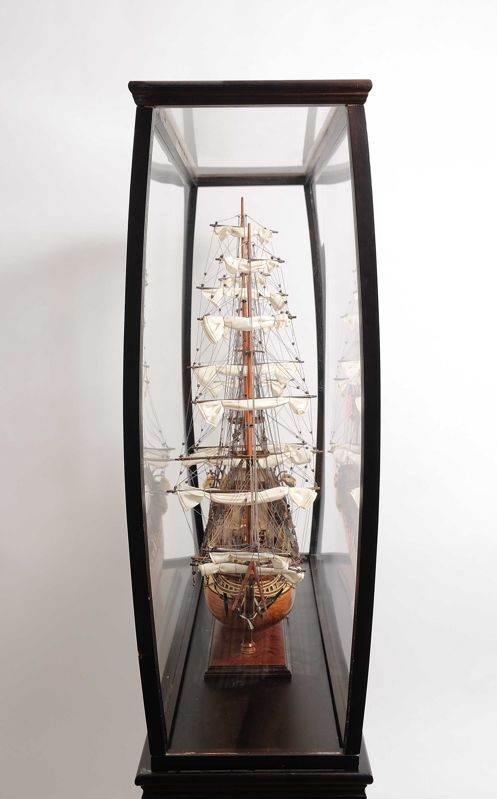 14" Black And Clear Glass Standard Display Stand-Cabinets-DECOROLALA