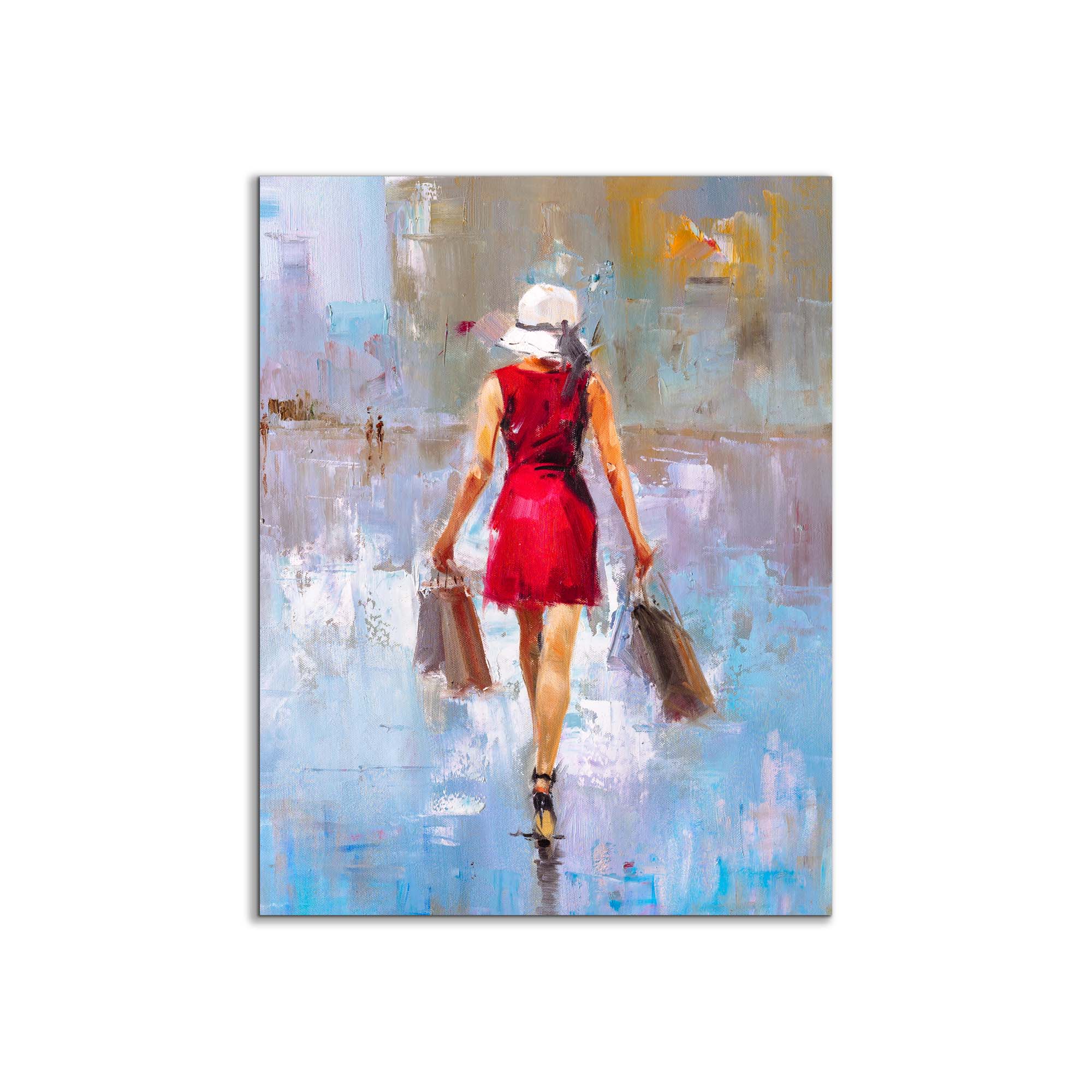 Wall Art-Fashion Lady-Canvas Print-Wall Decor-DECOROLALA