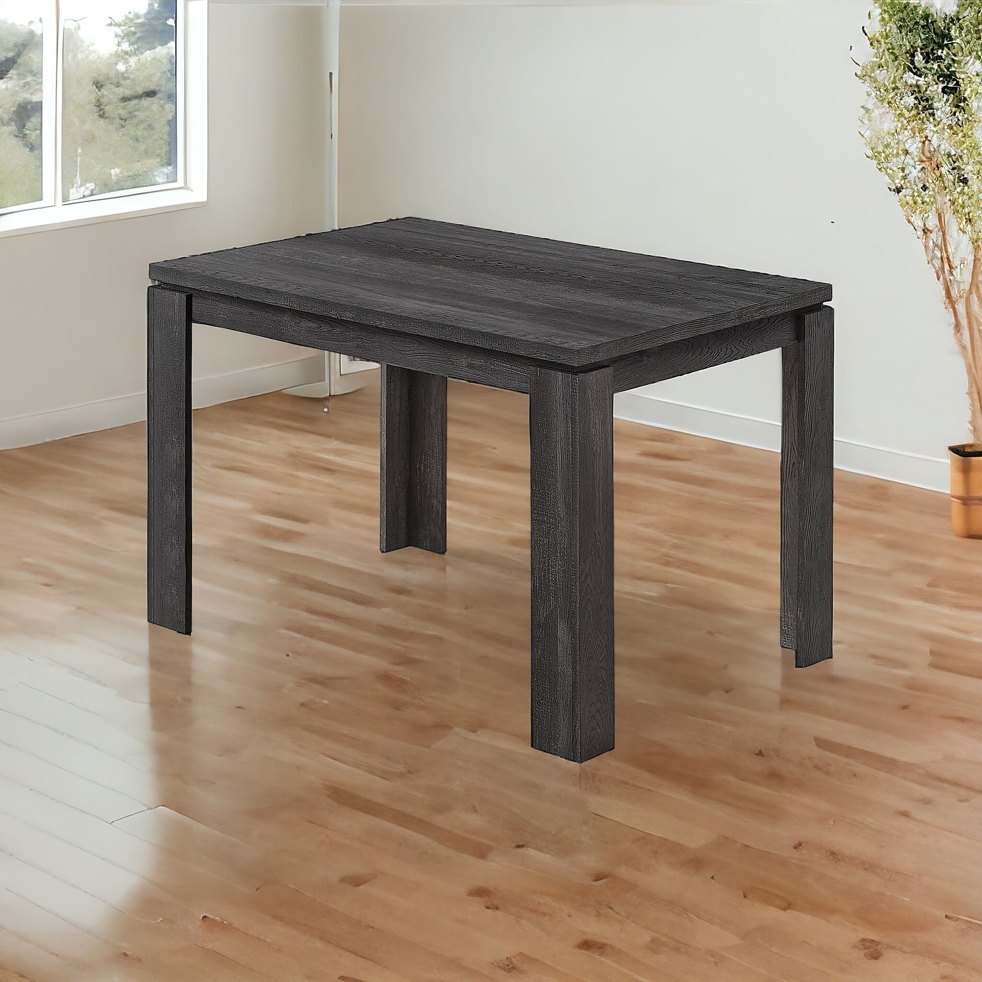 47" Black Dining Table-Dining Tables-DECOROLALA