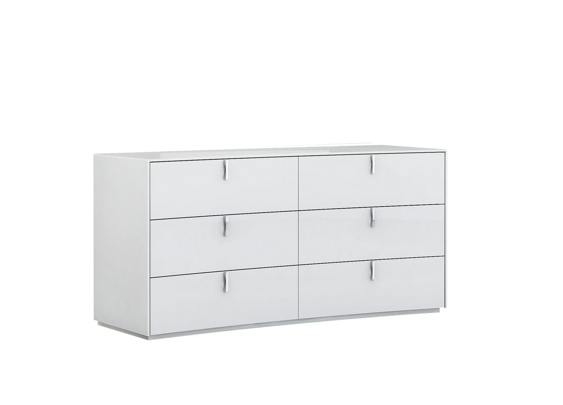 62" X 19" X 30" White Dresser-Dressers-DECOROLALA