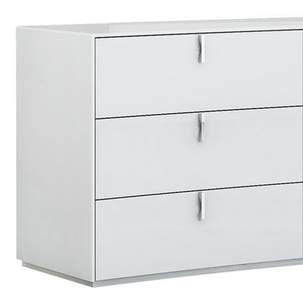 62" X 19" X 30" White Dresser-Dressers-DECOROLALA