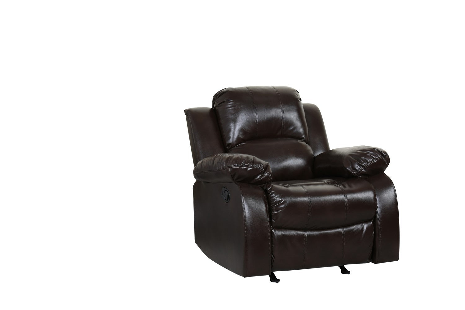 36" X 38" X 40" Brown Chair-Recliners-DECOROLALA