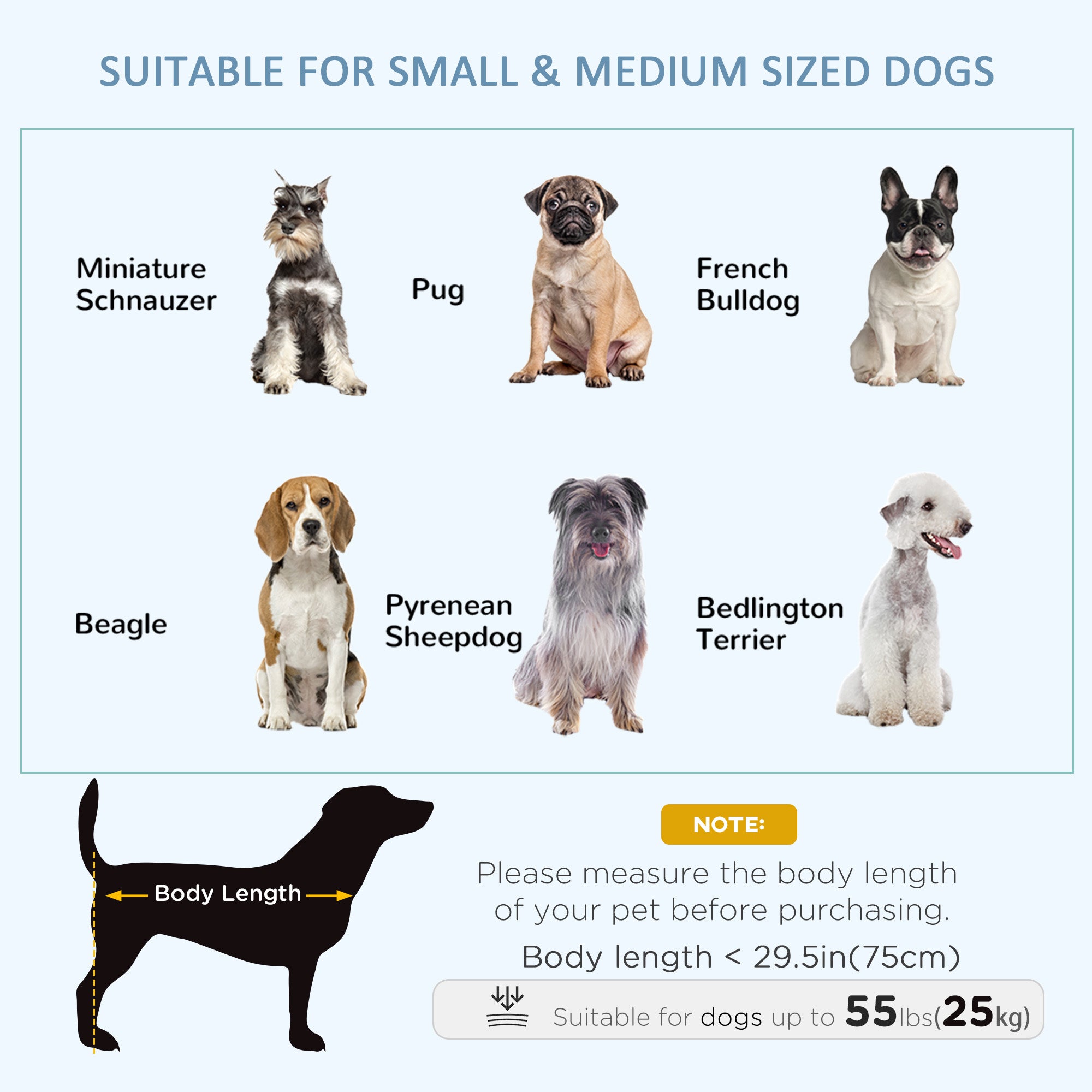 37" Heavy Duty Dog Crate, Foldable Dog Cage on Wheels with Double Locks, Removable Tray, Openable Top, Double Doors, Indoor Outdoor Use, for Small and Medium Dogs - Black-DECOROLALA