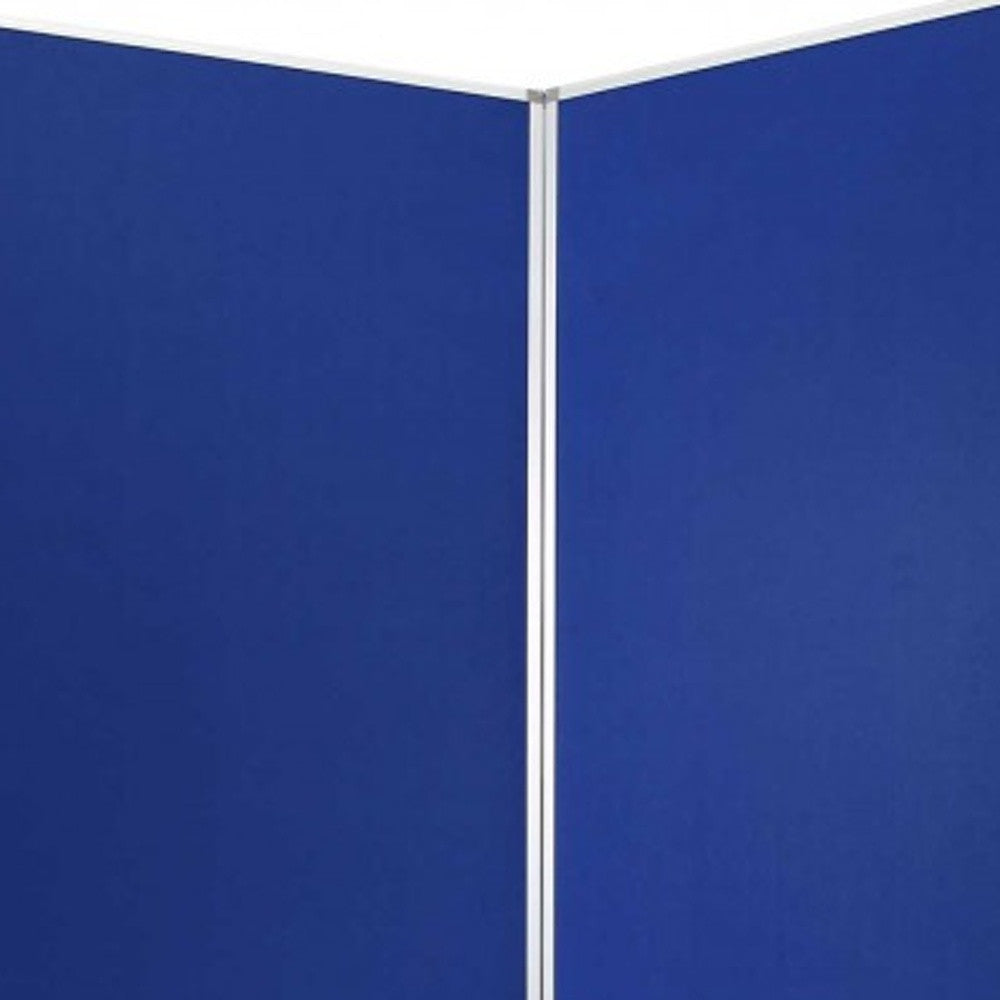 318" X 1" X 71" Blue, Metal, 9 Panel, Screen-Room Dividers-DECOROLALA