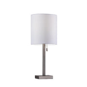 Brushed Steel Metal Table Lamp-0