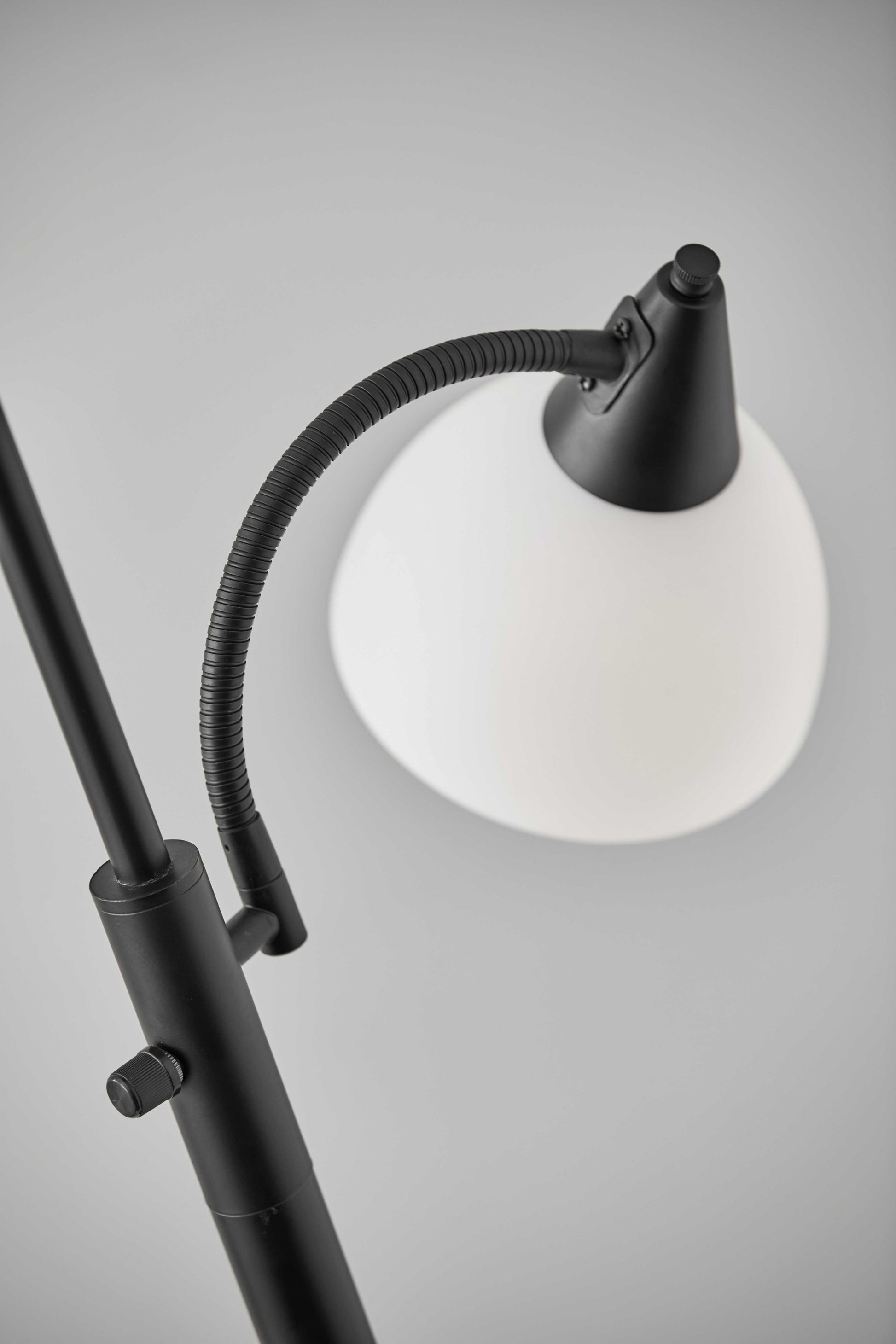 71" Two Light Torchiere Floor Lamp With White Acrylic Bowl Shades-Floor Lamps-DECOROLALA