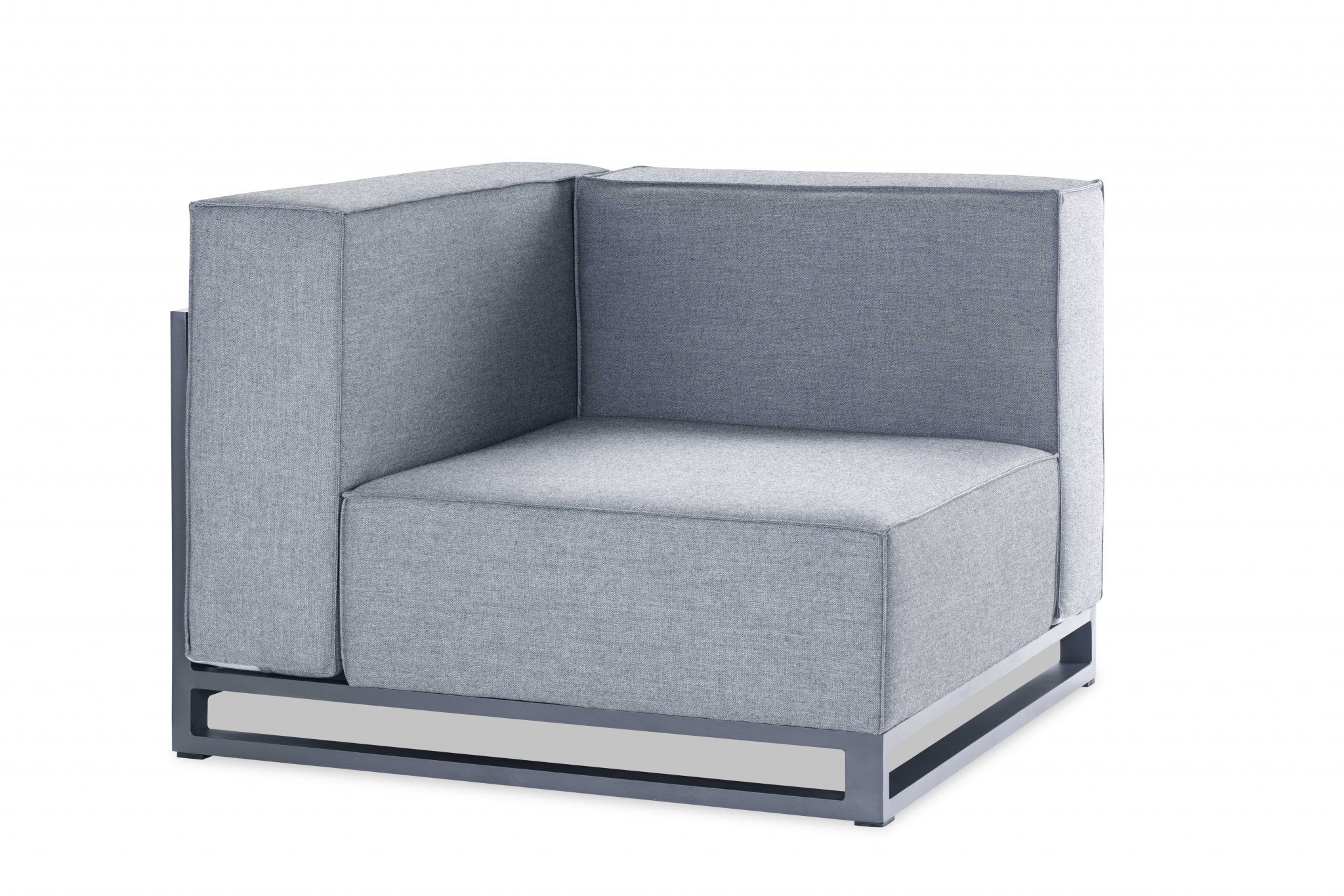 41" Gray Linen Side Chair-Accent Chairs-DECOROLALA