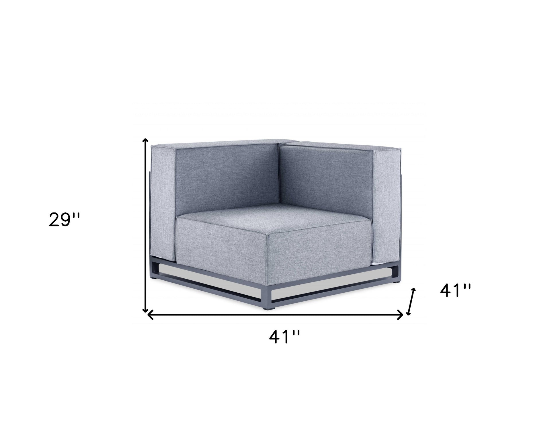 41" Gray Linen Side Chair-Accent Chairs-DECOROLALA