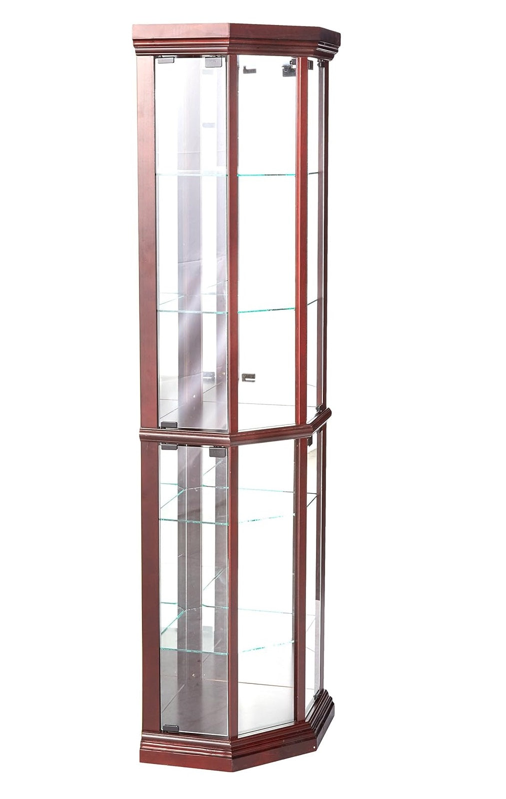 16" Dark Brown Display Stand-Cabinets-DECOROLALA