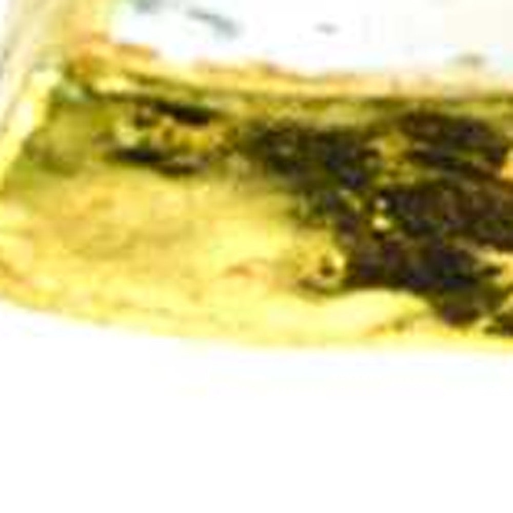 7 Glass Set Of 4 Square Edge Gold Plates-Dinnerware-DECOROLALA