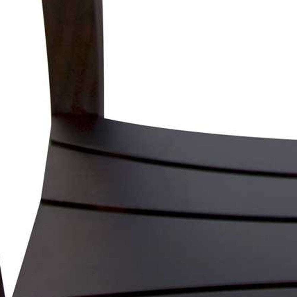 Rectangular Teak Shower Bench With Shelf And Handles In Brown Finish-6