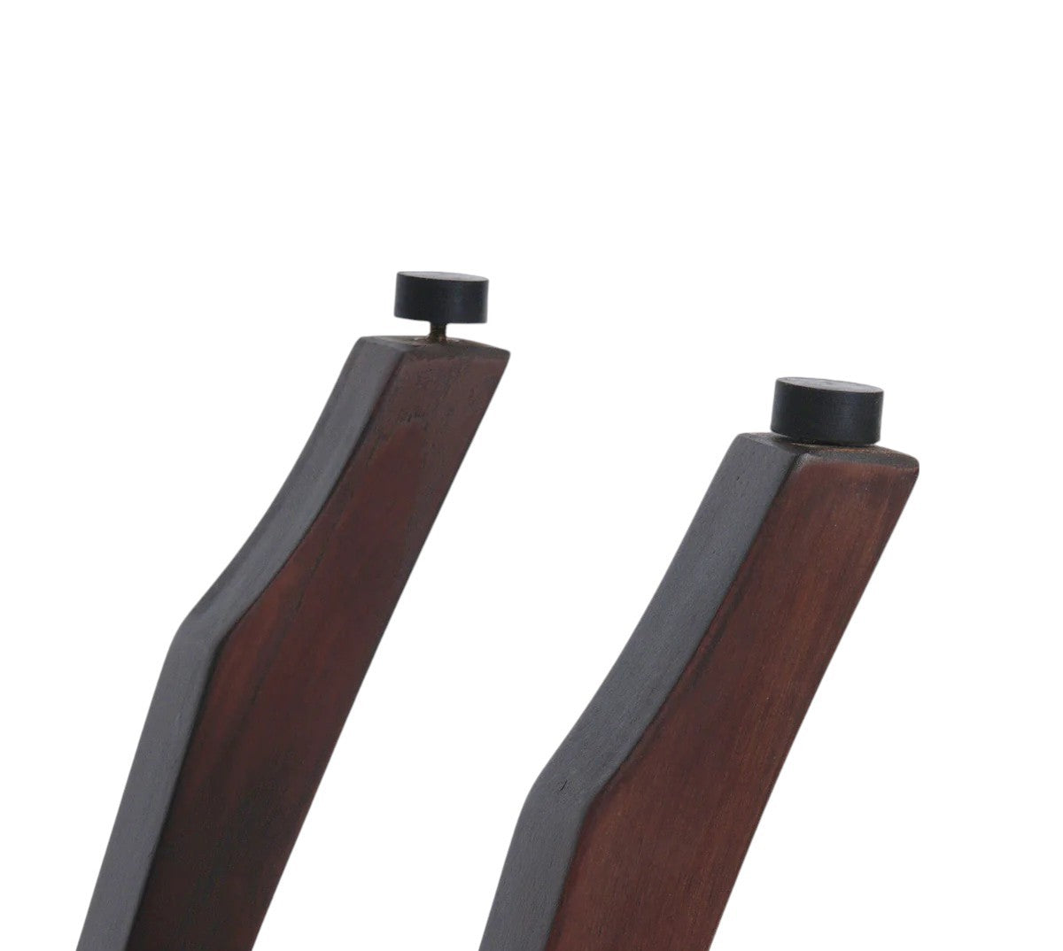 24" Dark Brown Solid Teak Wood Shower Bench-4