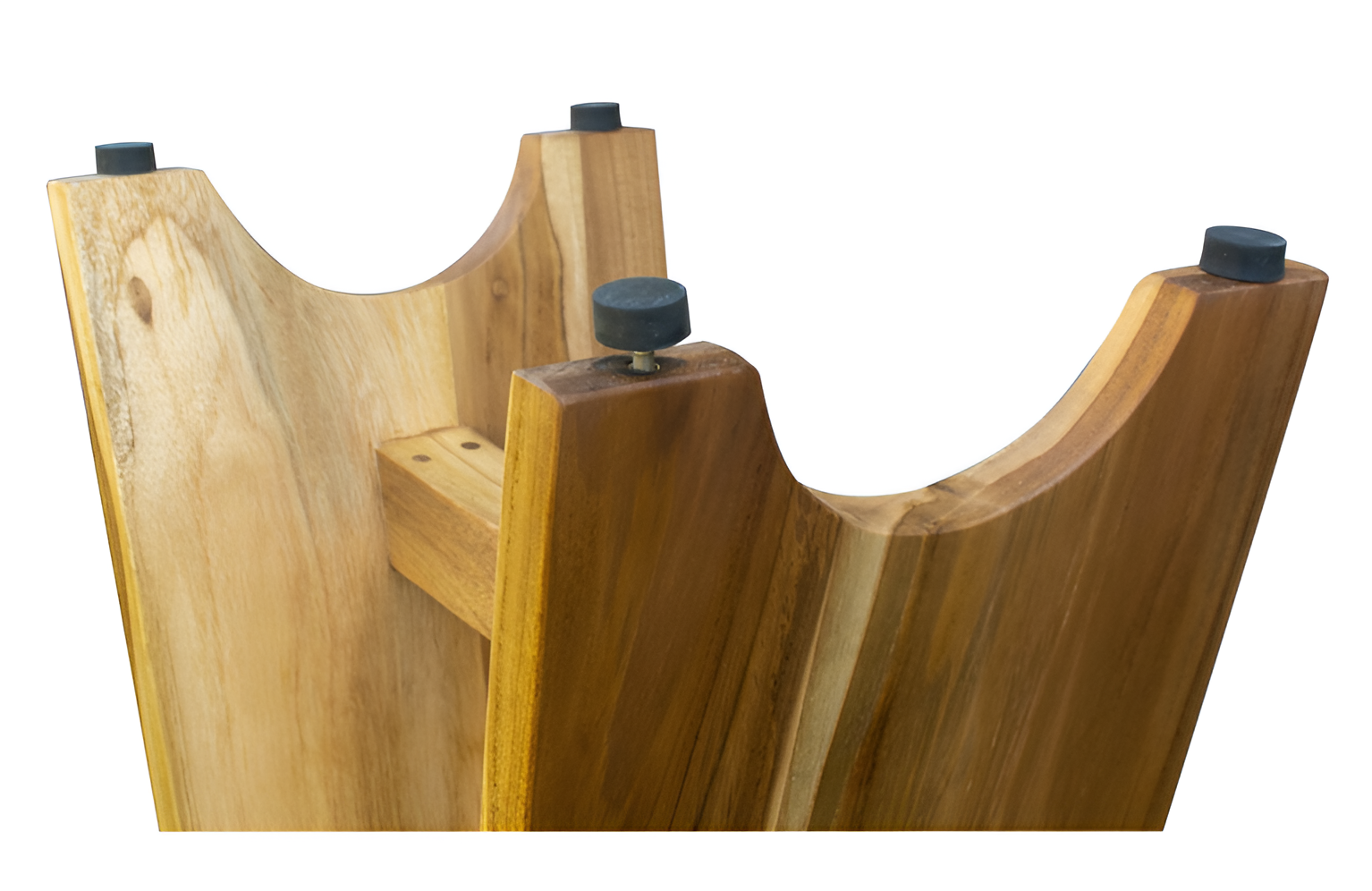 18" Natural Teak Rectangular Shower Bench-5